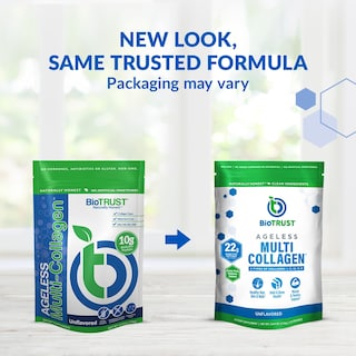 Foto 2 | Proteína de Colágeno en Polvo Biotrust Ageless Multi 10 G Paquete de 2 - Venta Internacional