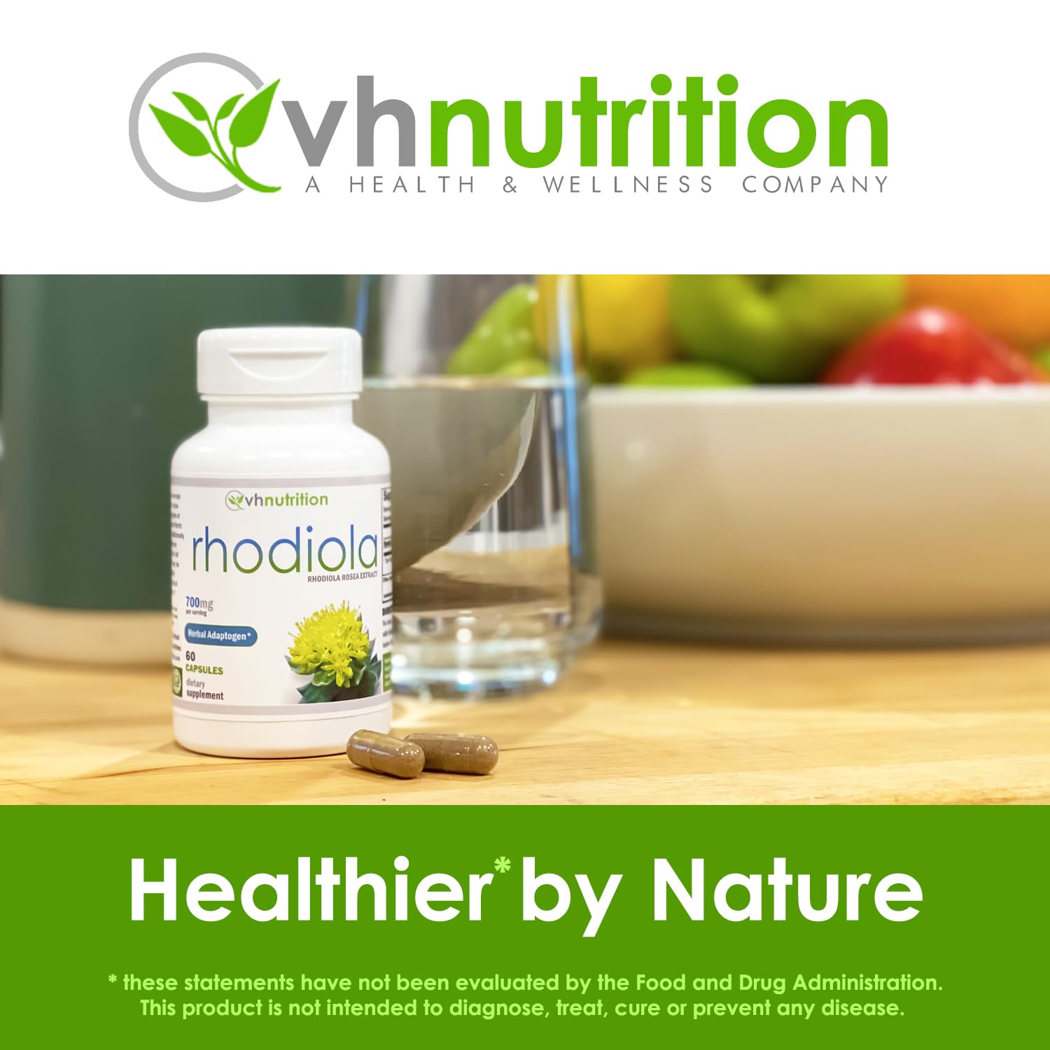 Foto 8 pulgar | Suplemento Vh Nutrition Rhodiola Rosea 60 Cápsulas - Venta Internacional