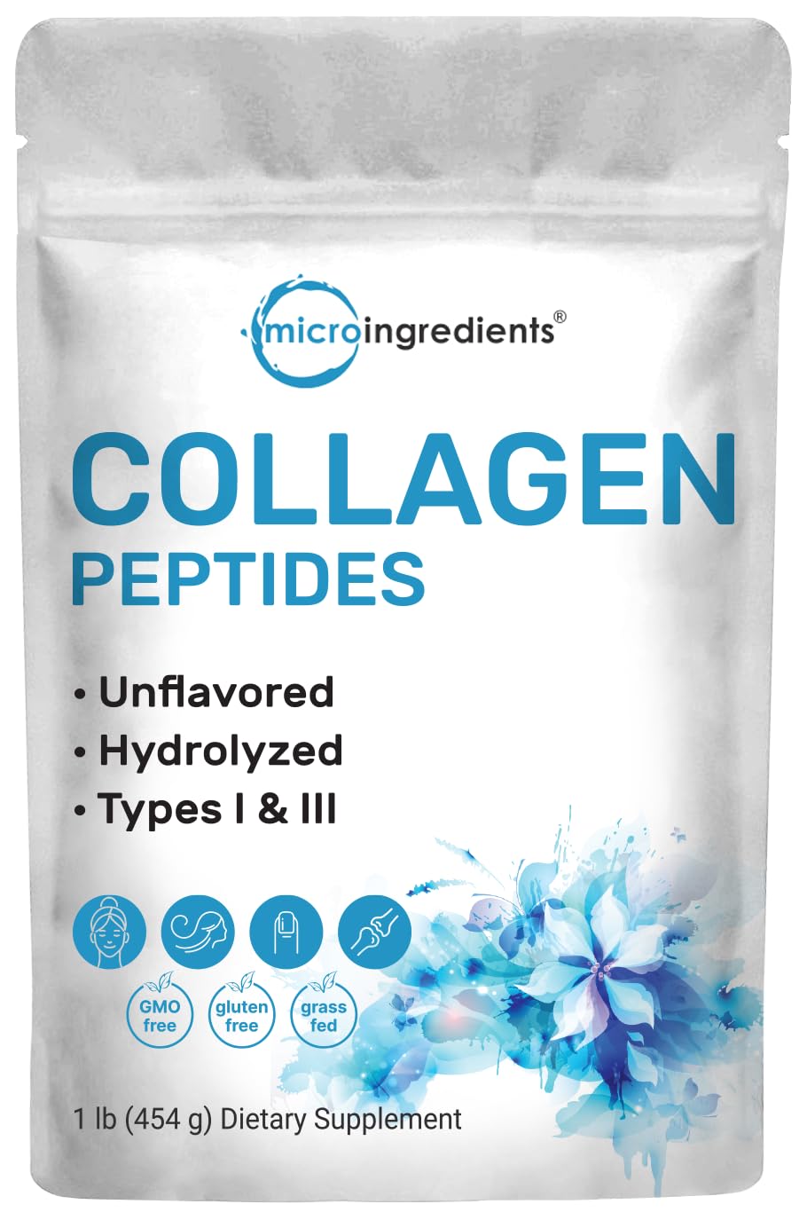 Foto 2 pulgar | Microingredientes De Péptidos De Colágeno En Polvo 454 g- Venta Internacional