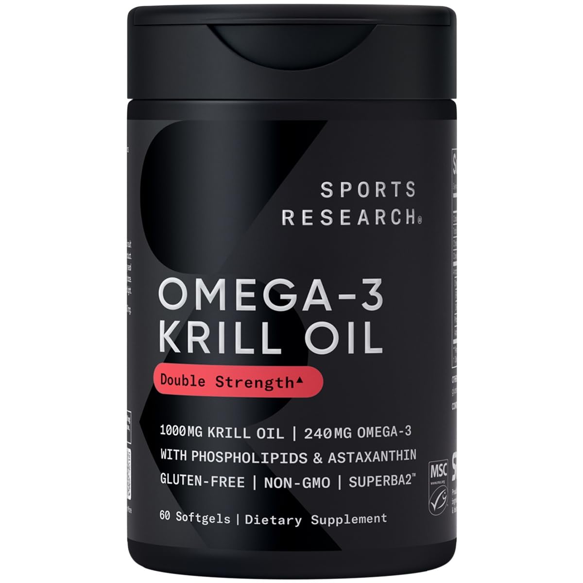 Foto 2 pulgar | Suplemento De Aceite De Krill Antártico Sports Research, 1000 Mg, 60 Cápsulas - Venta Internacional.