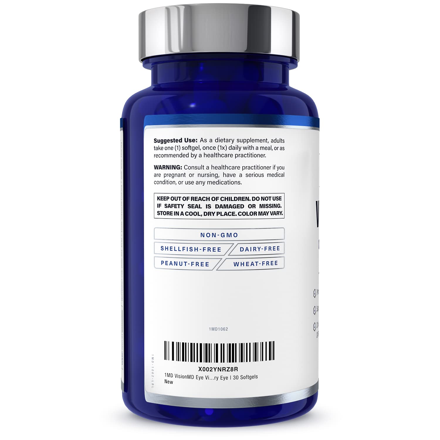 Foto 7 | Suplemento Para Ojos 1md Nutrition Visionmd Con Luteína Y Zeaxantina - Venta Internacional.