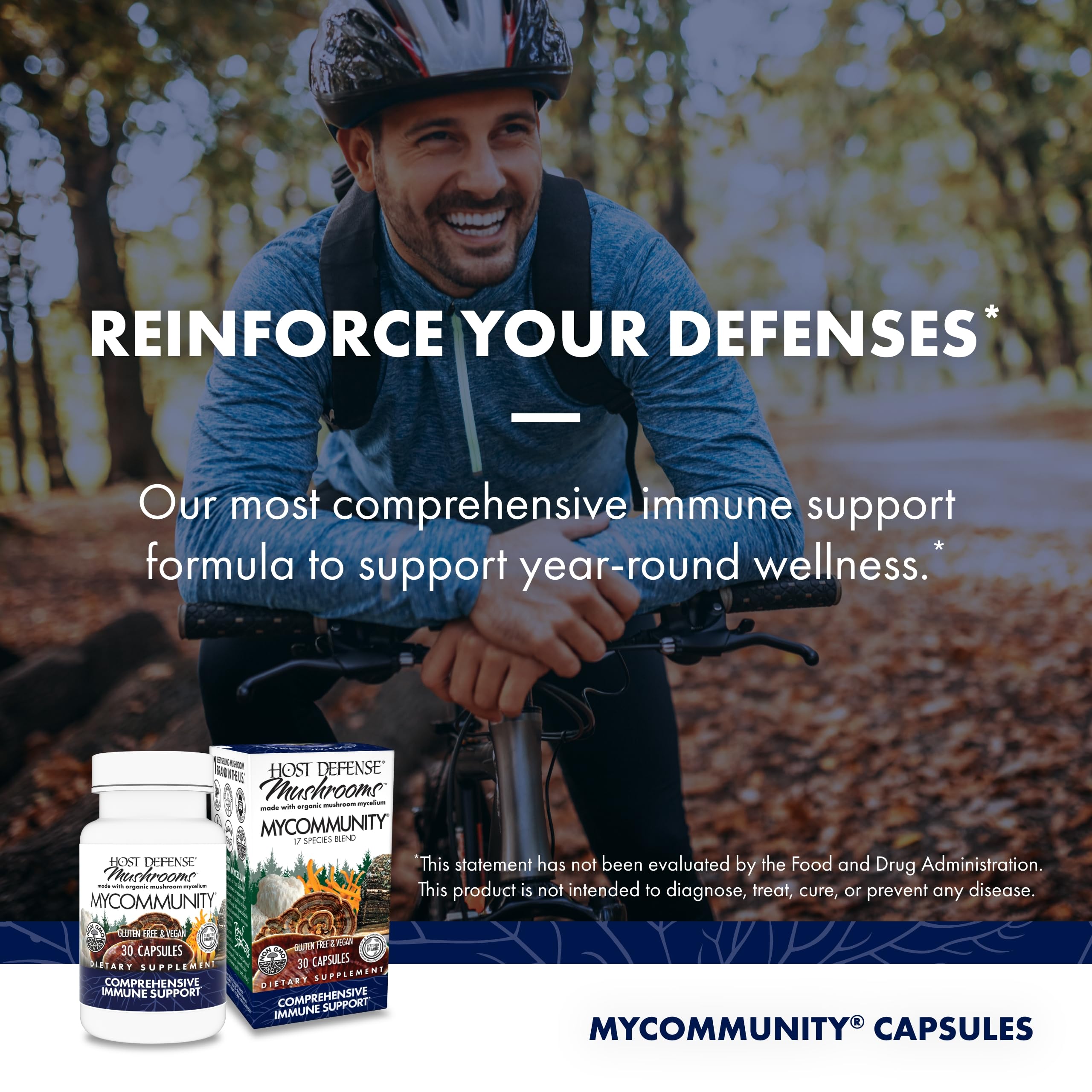 Foto 4 pulgar | Suplemento Host Defense Mycommunity Capsules 30 - Venta Internacional