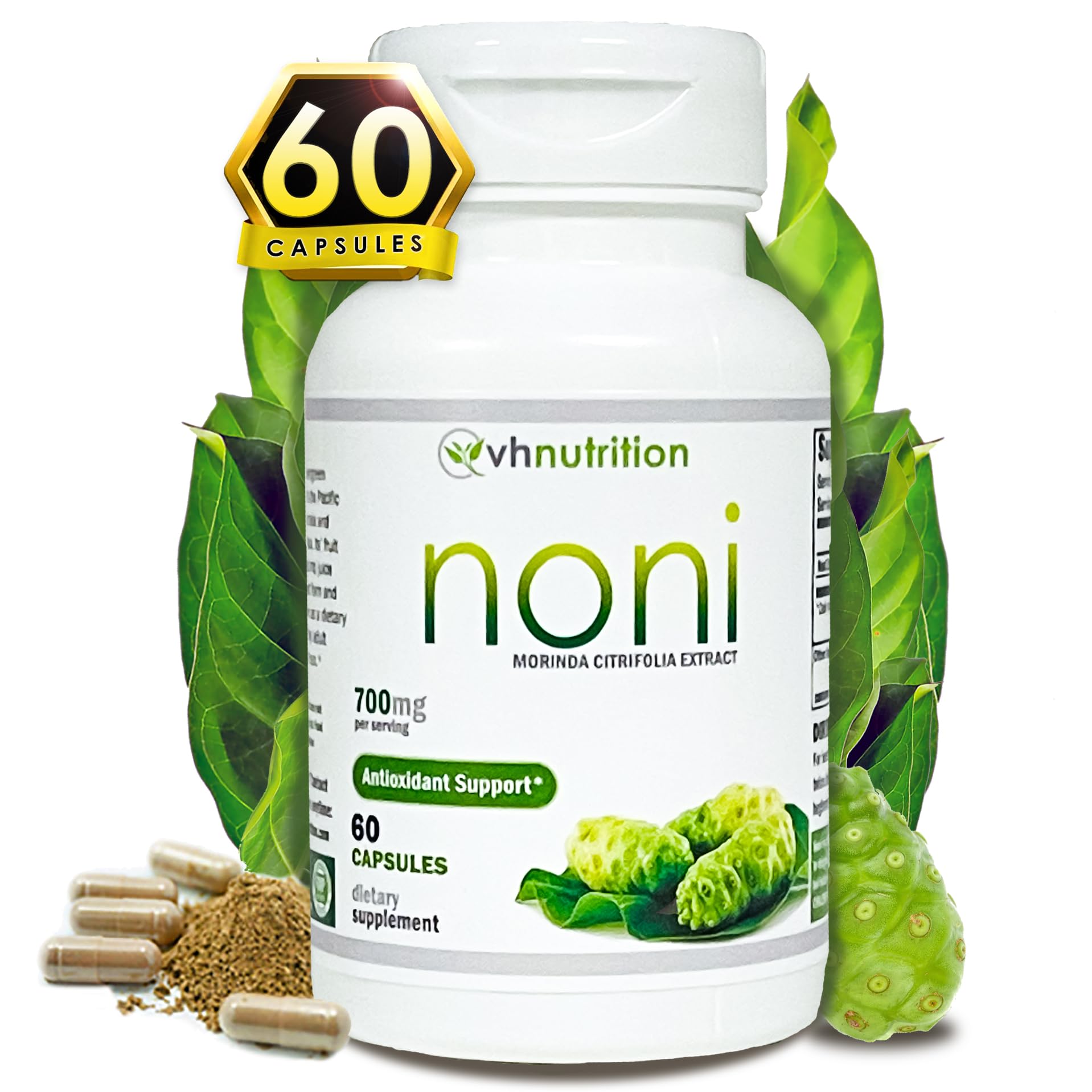 Foto 2 pulgar | Suplemento Vh Nutrition Noni En Cápsulas De 700 Mg De Extracto Durante 30 Días - Venta Internacional