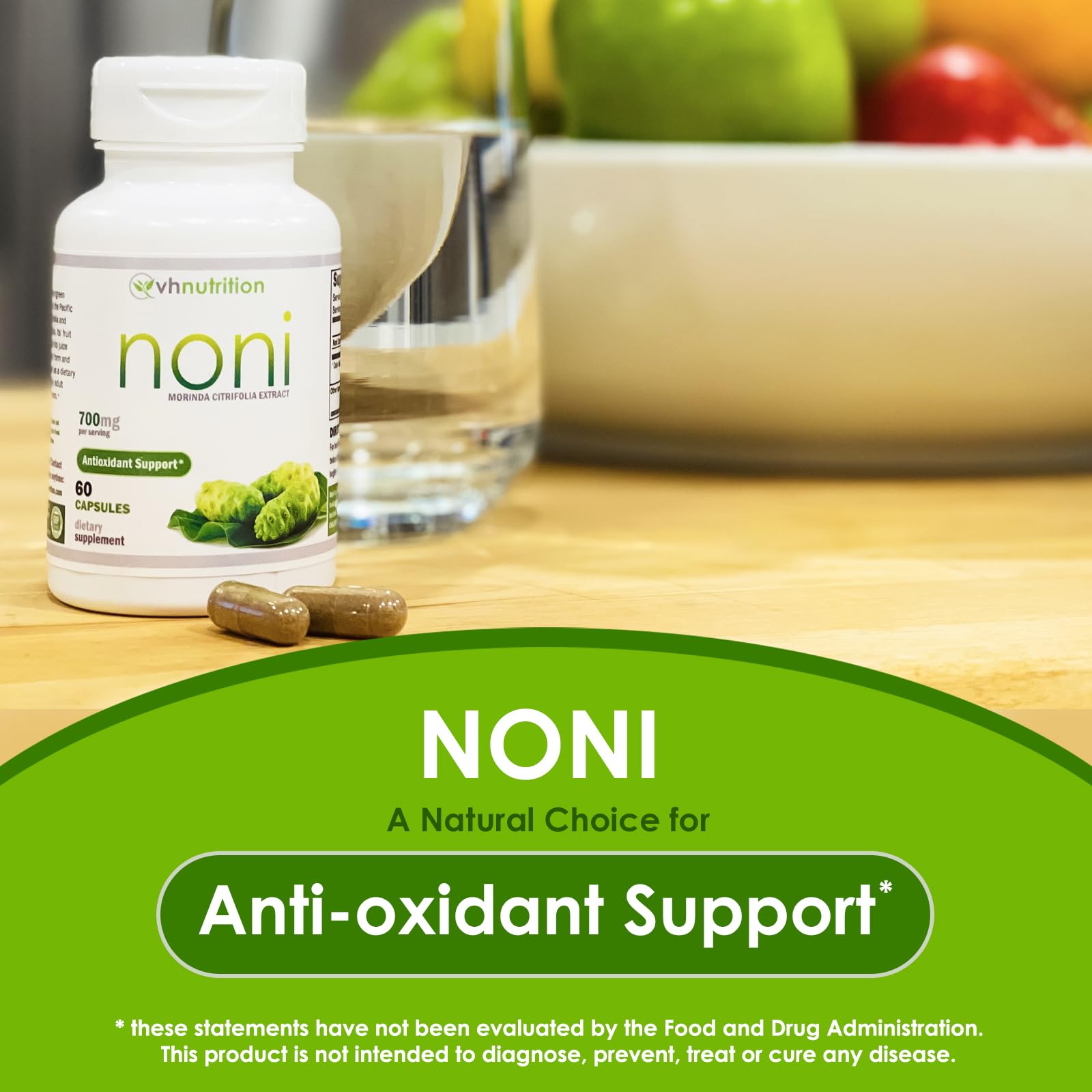 Foto 3 pulgar | Suplemento Vh Nutrition Noni En Cápsulas De 700 Mg De Extracto Durante 30 Días - Venta Internacional