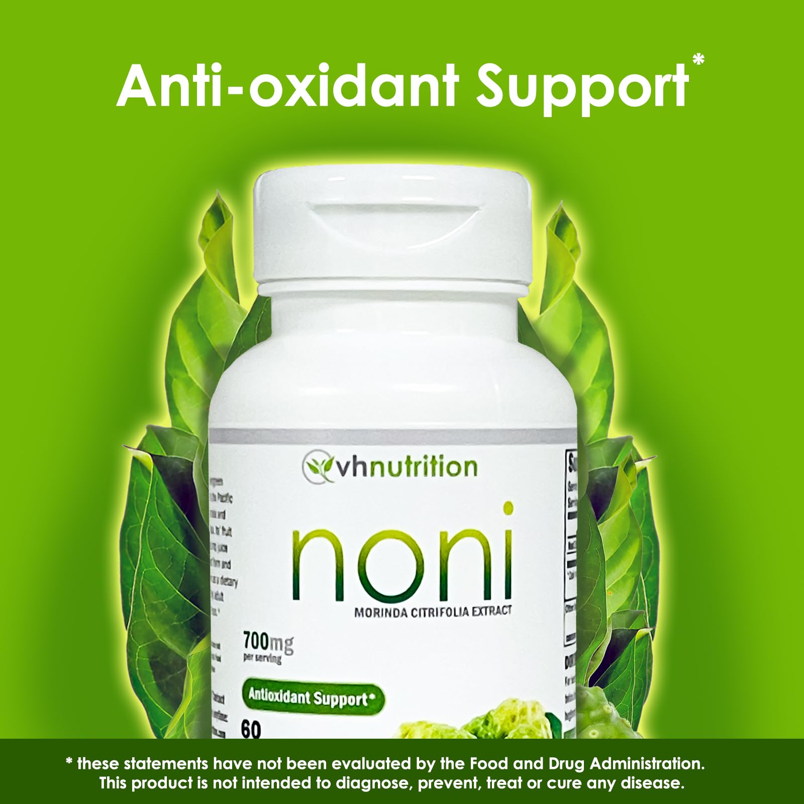 Foto 4 pulgar | Suplemento Vh Nutrition Noni En Cápsulas De 700 Mg De Extracto Durante 30 Días - Venta Internacional