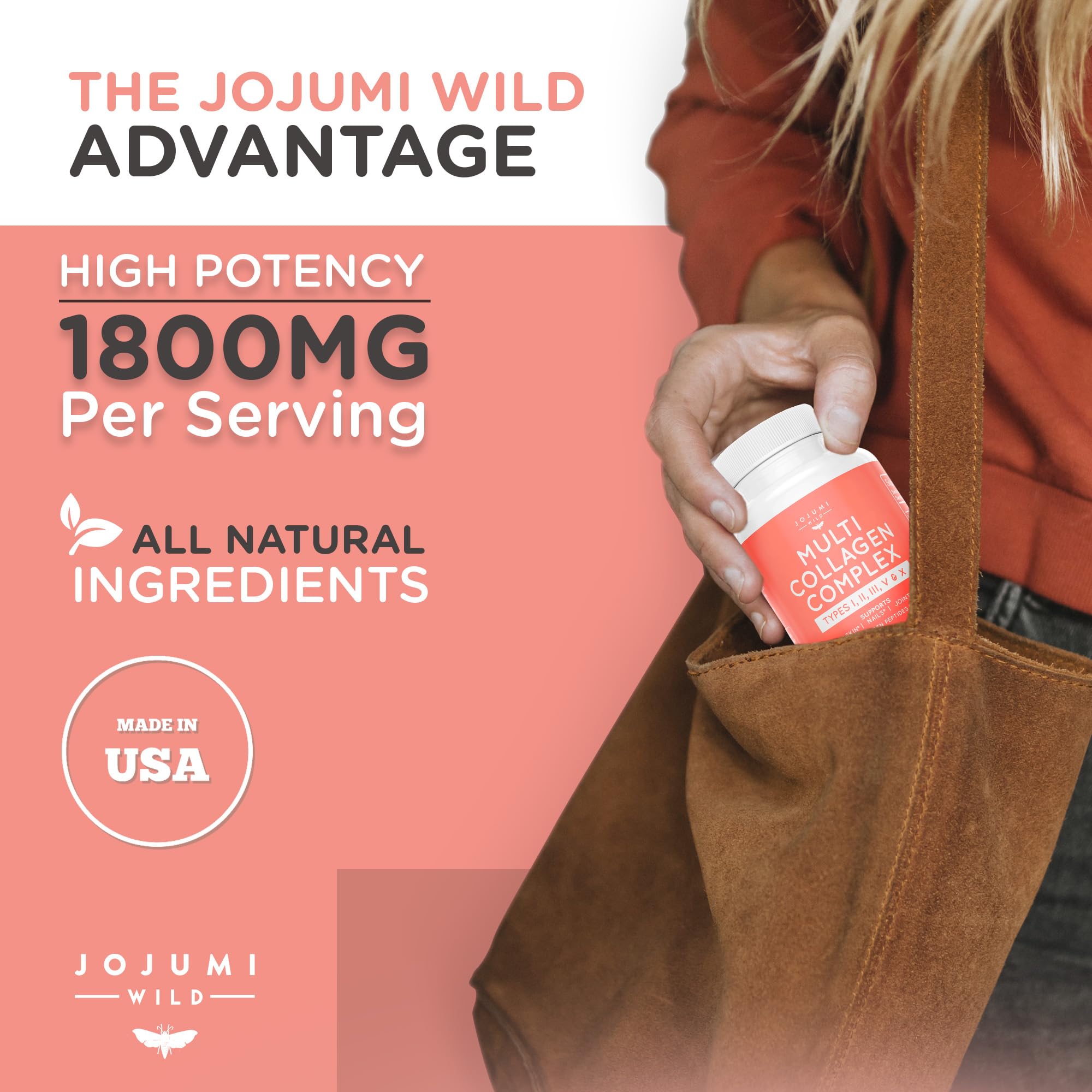 Foto 5 pulgar | Cápsulas De Colágeno Jojumi Wild 5 En 1 Multi 1500 Mg Tipo I, Ii - Venta Internacional.