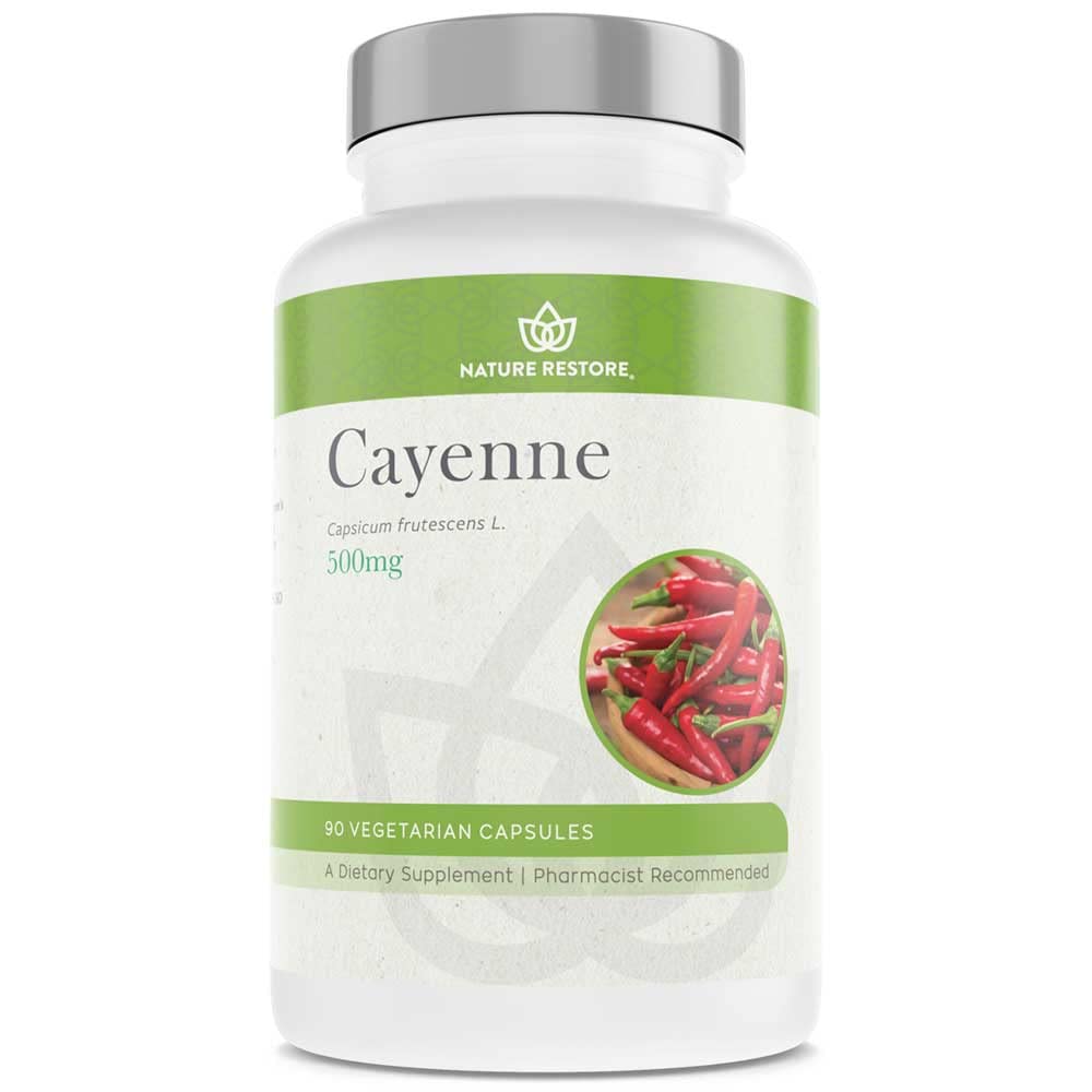 Foto 1 | Suplemento Nature Restore Con Extracto De Pimienta De Cayena, 90 Cápsulas - Venta Internacional.