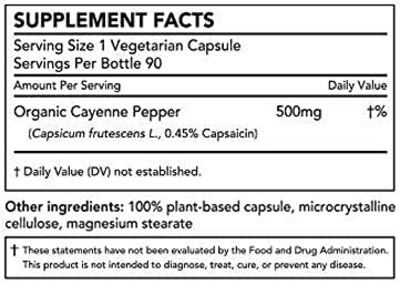 Foto 3 | Suplemento Nature Restore Con Extracto De Pimienta De Cayena, 90 Cápsulas - Venta Internacional.
