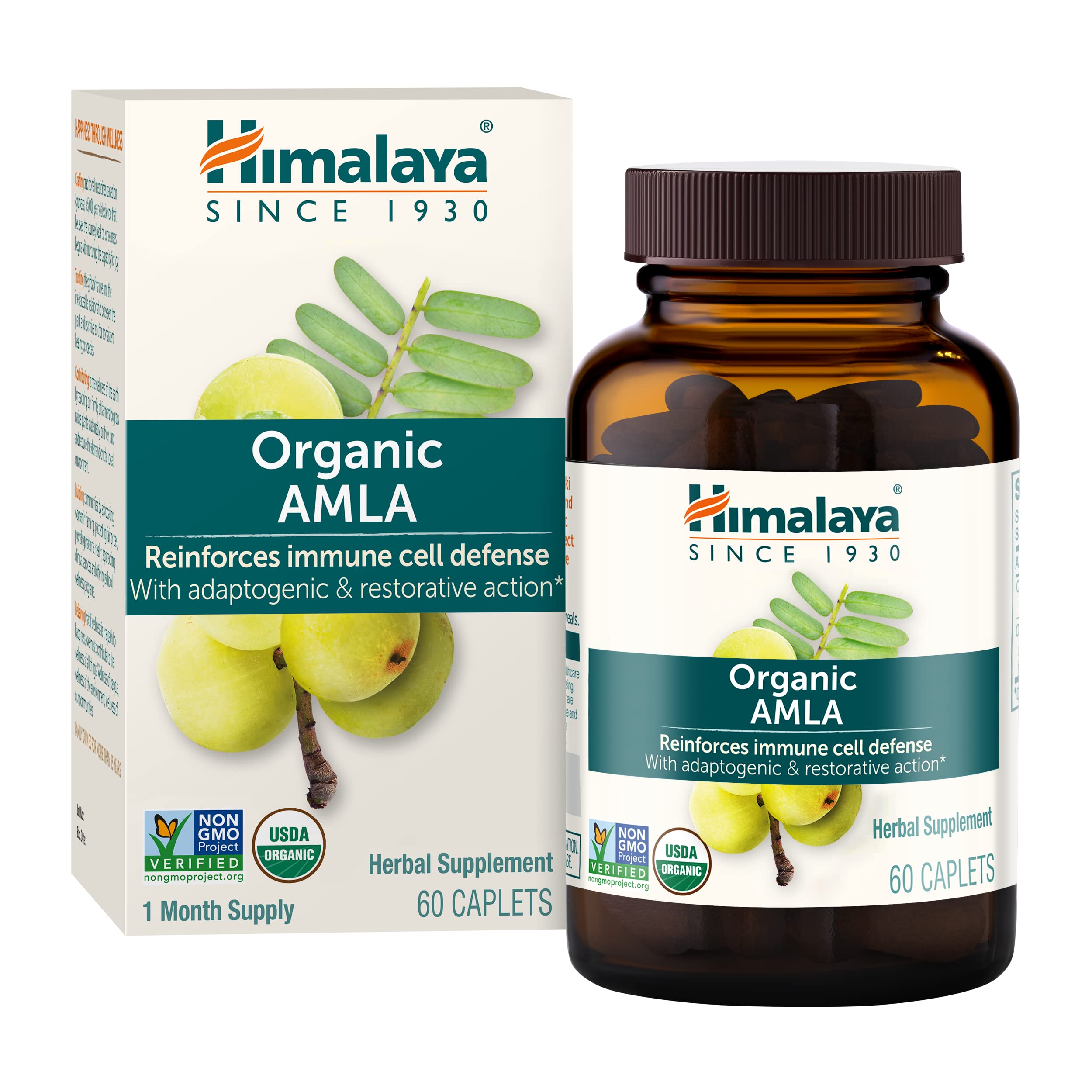 Foto 2 pulgar | Suplemento Antioxidante Natural Amla Organic Himalaya 60 Cápsulas - Venta Internacional.