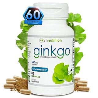 Foto 1 | Suplemento Vh Nutrition Ginkgo Biloba 60 Cápsulas - Venta Internacional