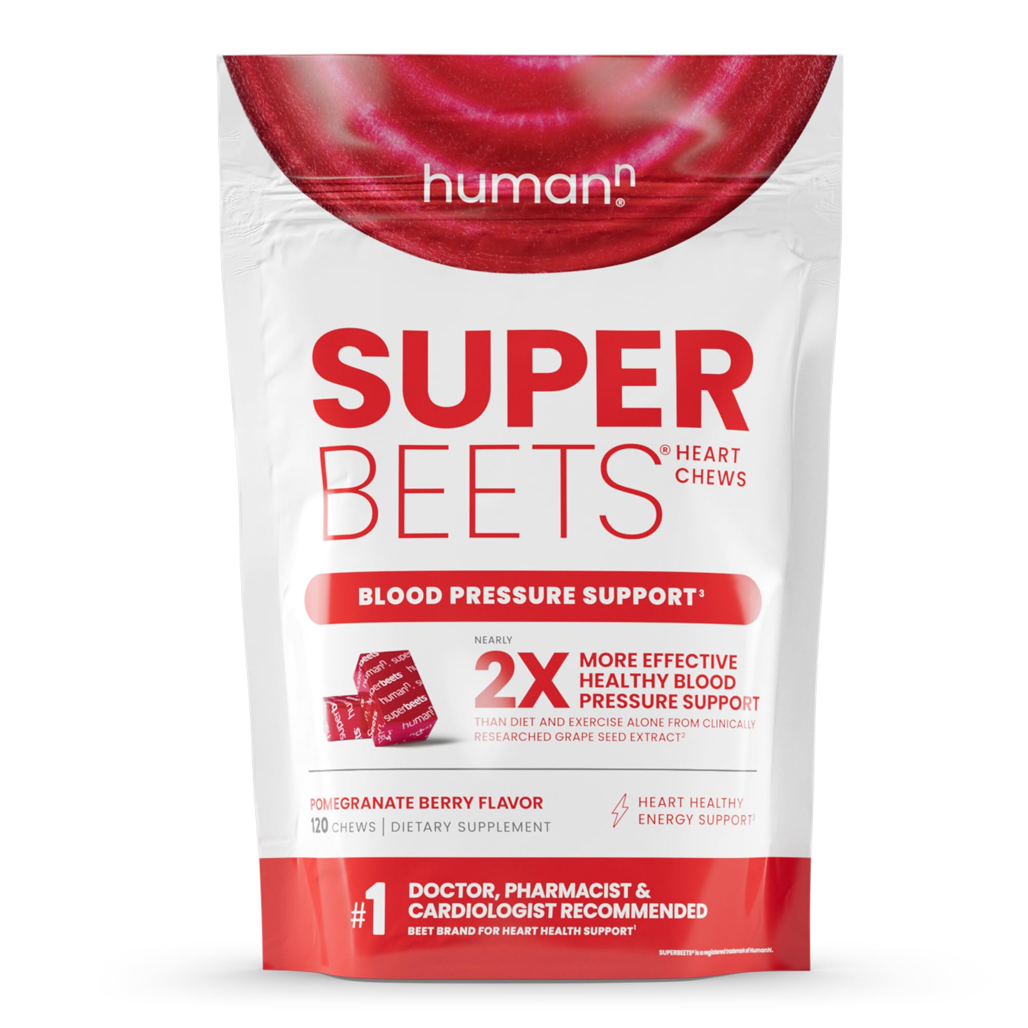 Suplementos Para Masticar Humann Superbeets Heart Chews 120 - Venta Internacional.