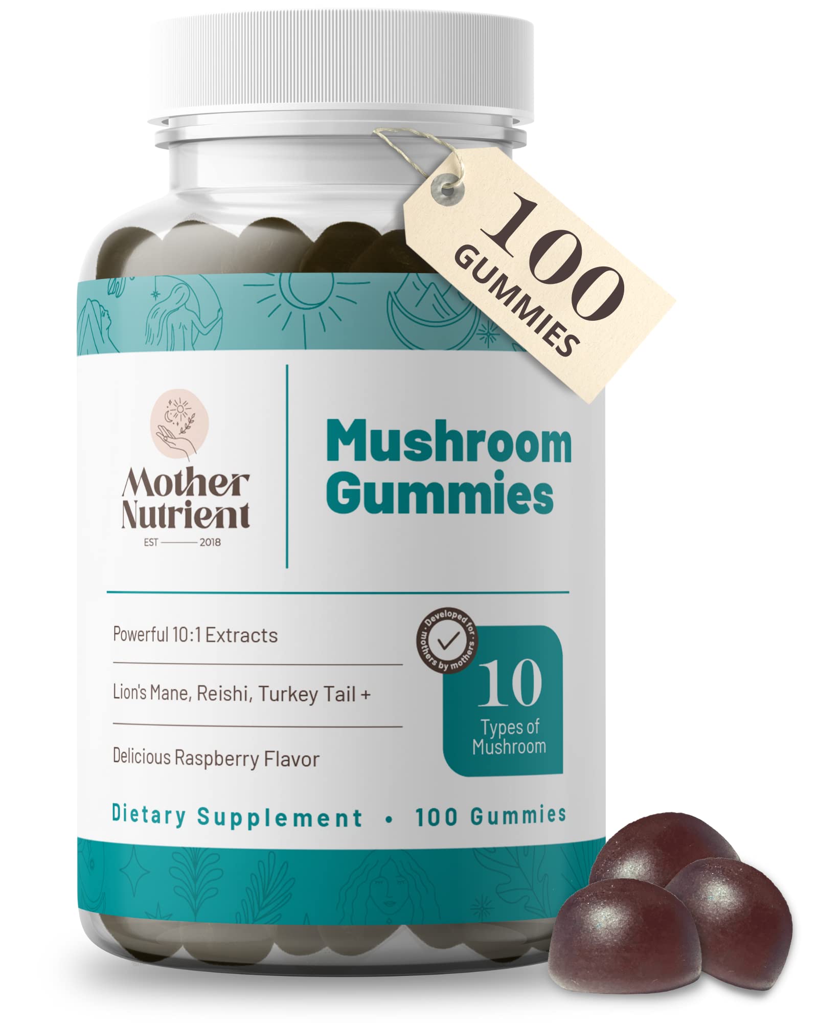 Foto 2 pulgar | Suplemento Gummies Mother Nutrient Con Extracto De Hongos, 100 Ml - Venta Internacional.