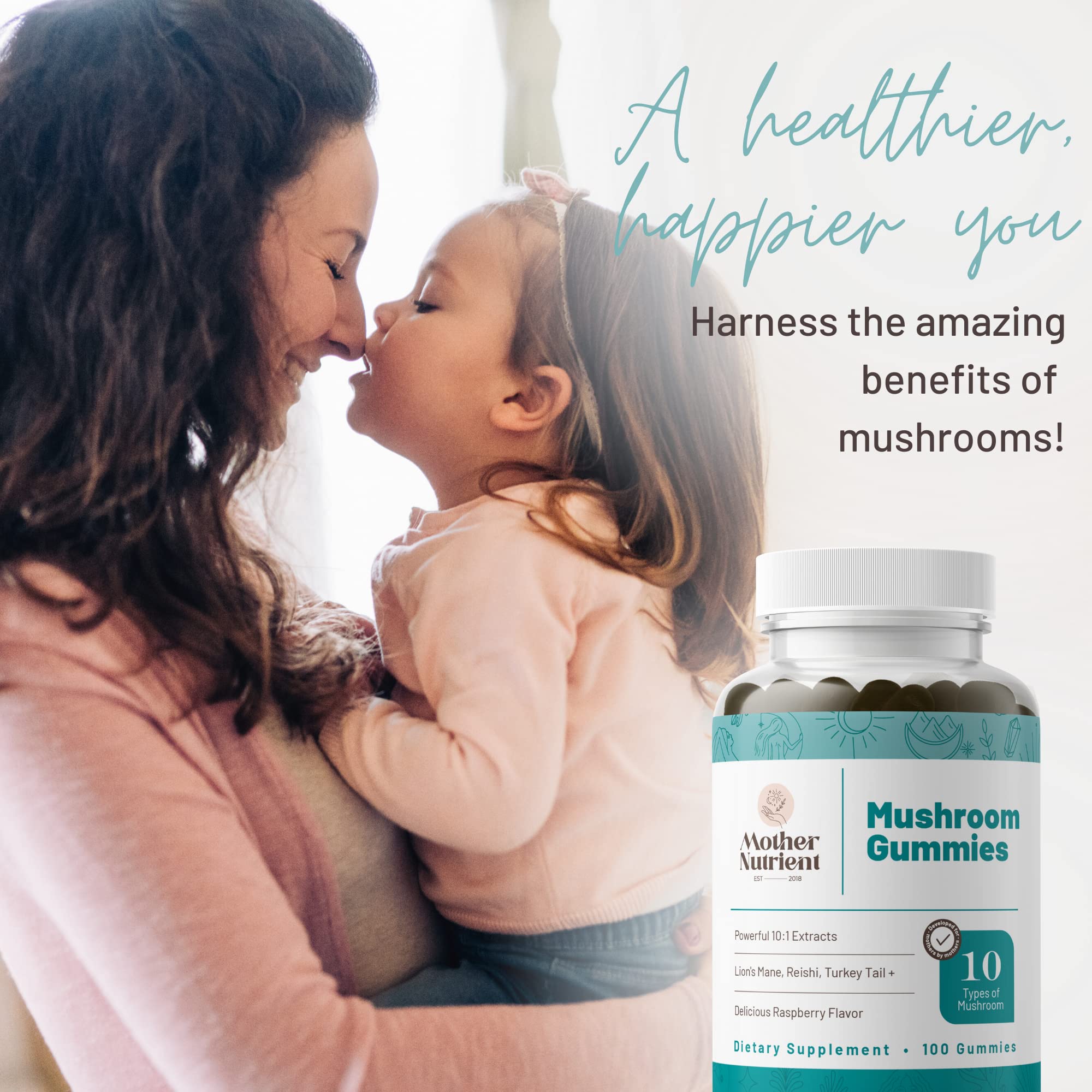 Foto 3 pulgar | Suplemento Gummies Mother Nutrient Con Extracto De Hongos, 100 Ml - Venta Internacional.