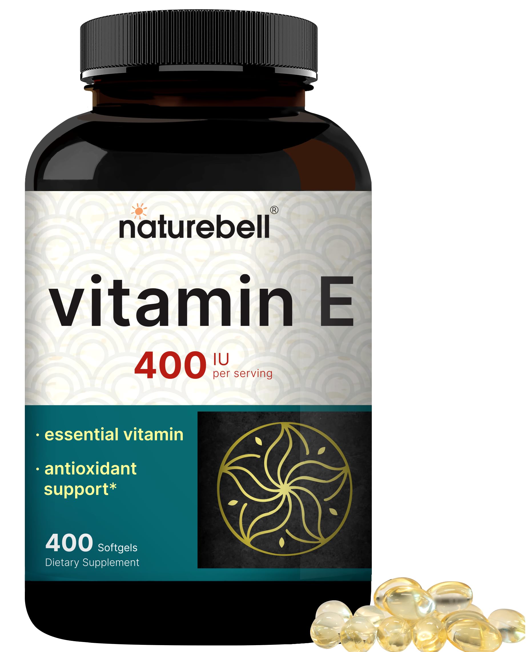 Foto 2 pulgar | Suplemento NatureBell Aceite de Vitamina E de 400 Píldoras-Venta Internacional