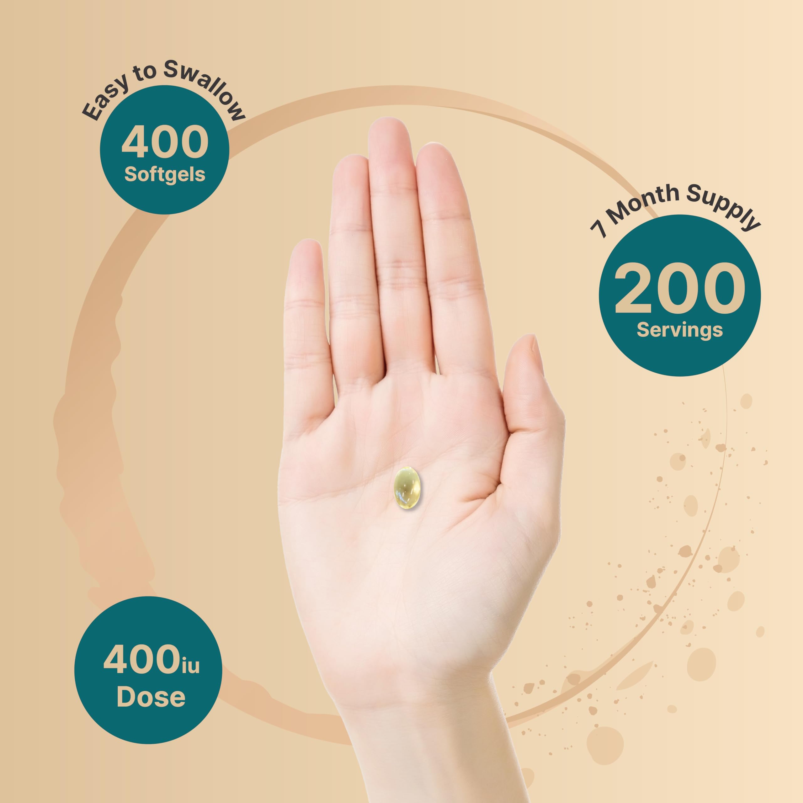 Foto 5 pulgar | Suplemento NatureBell Aceite de Vitamina E de 400 Píldoras-Venta Internacional