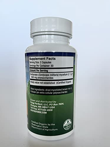 Foto 3 pulgar | Suplemento Host Defense Cordyceps 60 Cápsulas sin Sabor - Venta Internacional