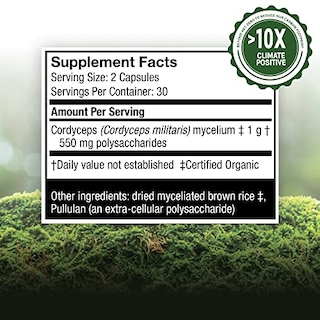 Foto 5 | Suplemento Host Defense Cordyceps 60 Cápsulas sin Sabor - Venta Internacional