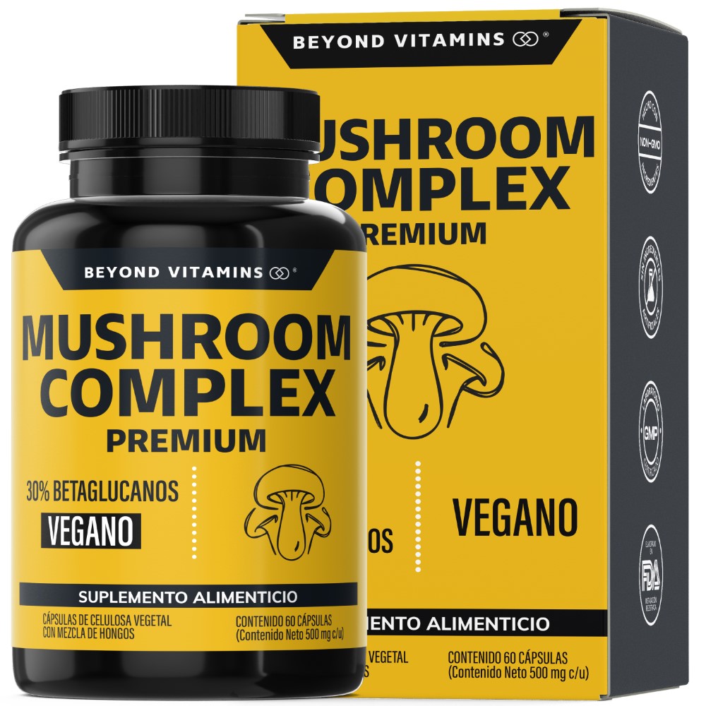 Foto 1 | Suplemento Alimenticio Beyond Vitamins Mushroom Complex 60 Cápsulas