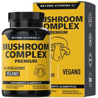 Foto 1 | Suplemento Alimenticio Beyond Vitamins Mushroom Complex 60 Cápsulas