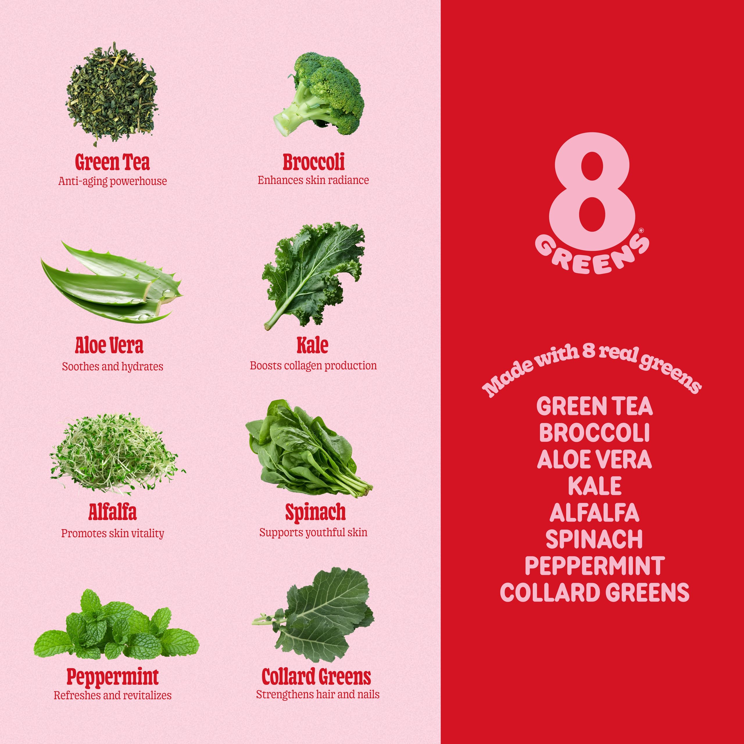 Foto 8 pulgar | Gomitas Supergreens con Colágeno y Biotina para una piel radiante 300 unidades - Venta Internacional