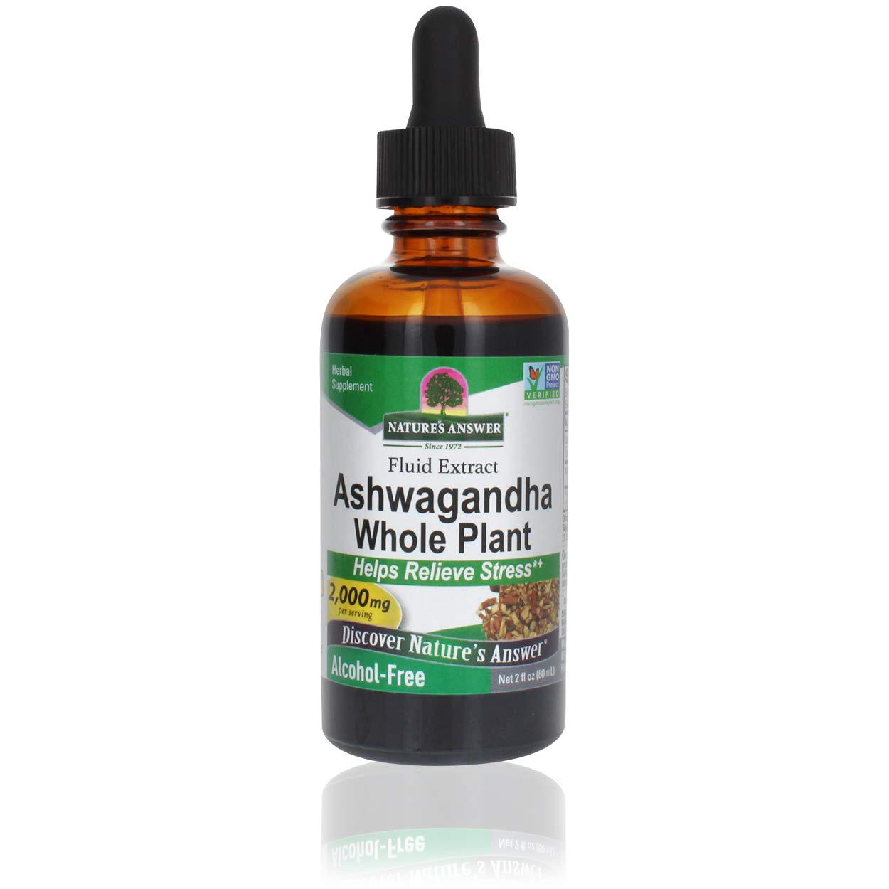 Suplemento Nature's Answer De Raíz De Ashwagandha, 60 Ml (paquete De 2) - Venta Internacional.