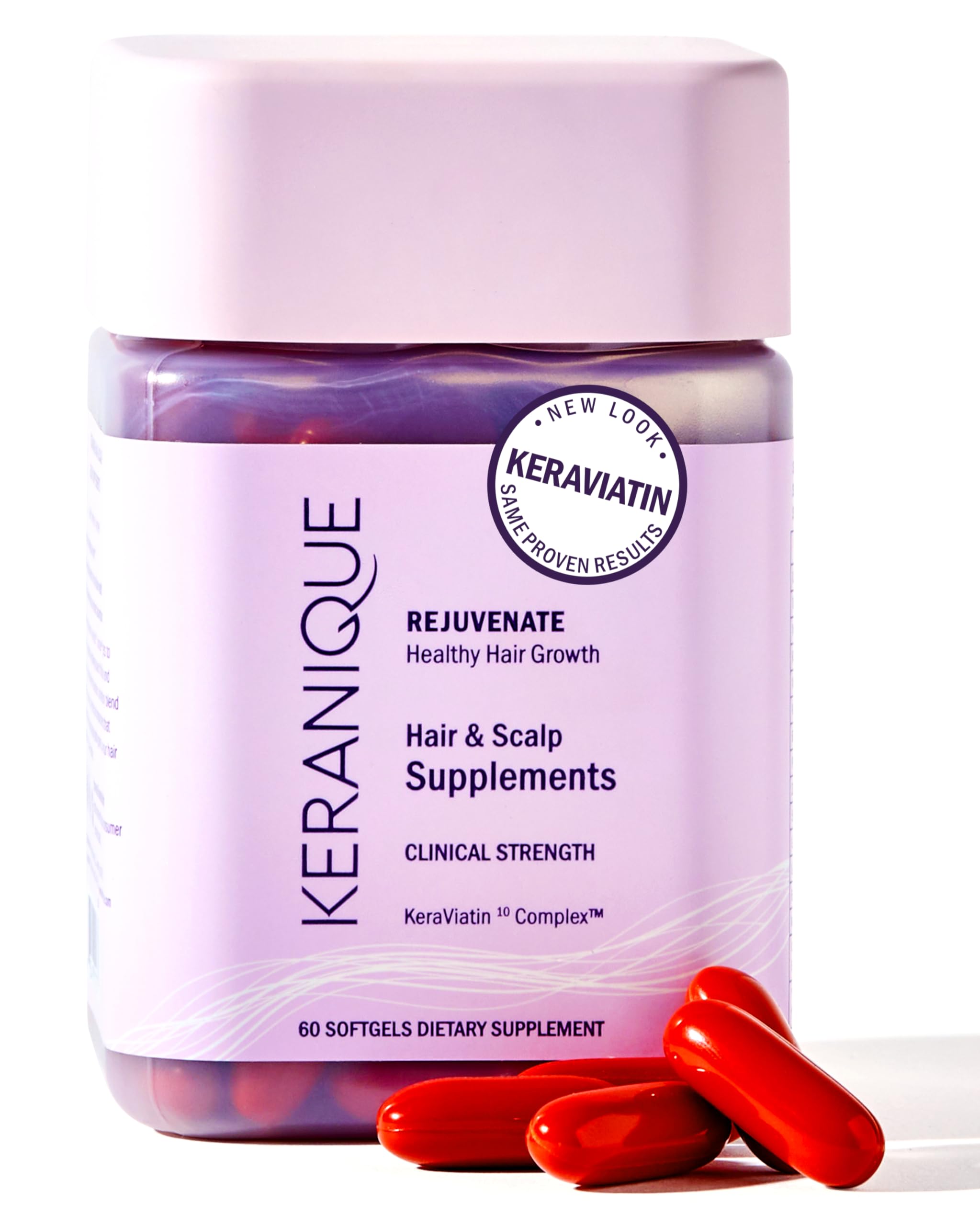 Suplemento Keranique Keraviatin Hair & Scalp Health 120 Soft - Venta Internacional.