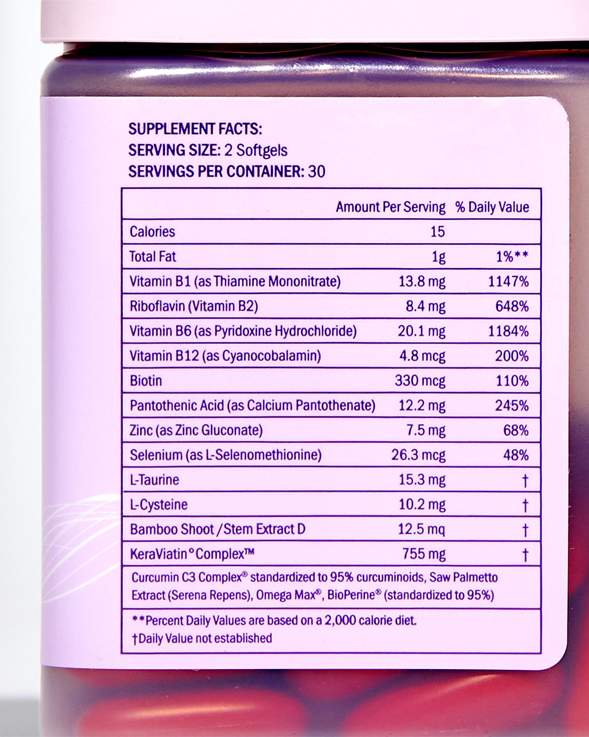 Foto 4 | Suplemento Keranique Keraviatin Hair & Scalp Health 120 Soft - Venta Internacional.