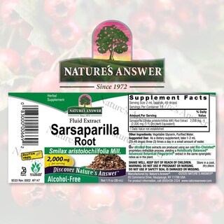 Foto 2 | Suplemento Nature's Answer: Raíz De Zarzaparrilla Af, 60 Ml, 2000 Mg - Venta Internacional.