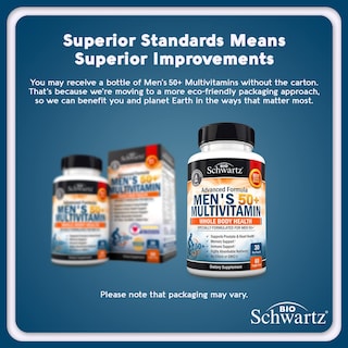 Foto 2 | Suplemento Multivitamínico BioSchwartz Men 50+ Heart Health 60 Cápsulas - Venta Internacional