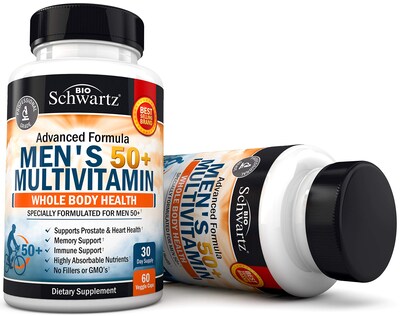 Foto 6 | Suplemento Multivitamínico BioSchwartz Men 50+ Heart Health 60 Cápsulas - Venta Internacional