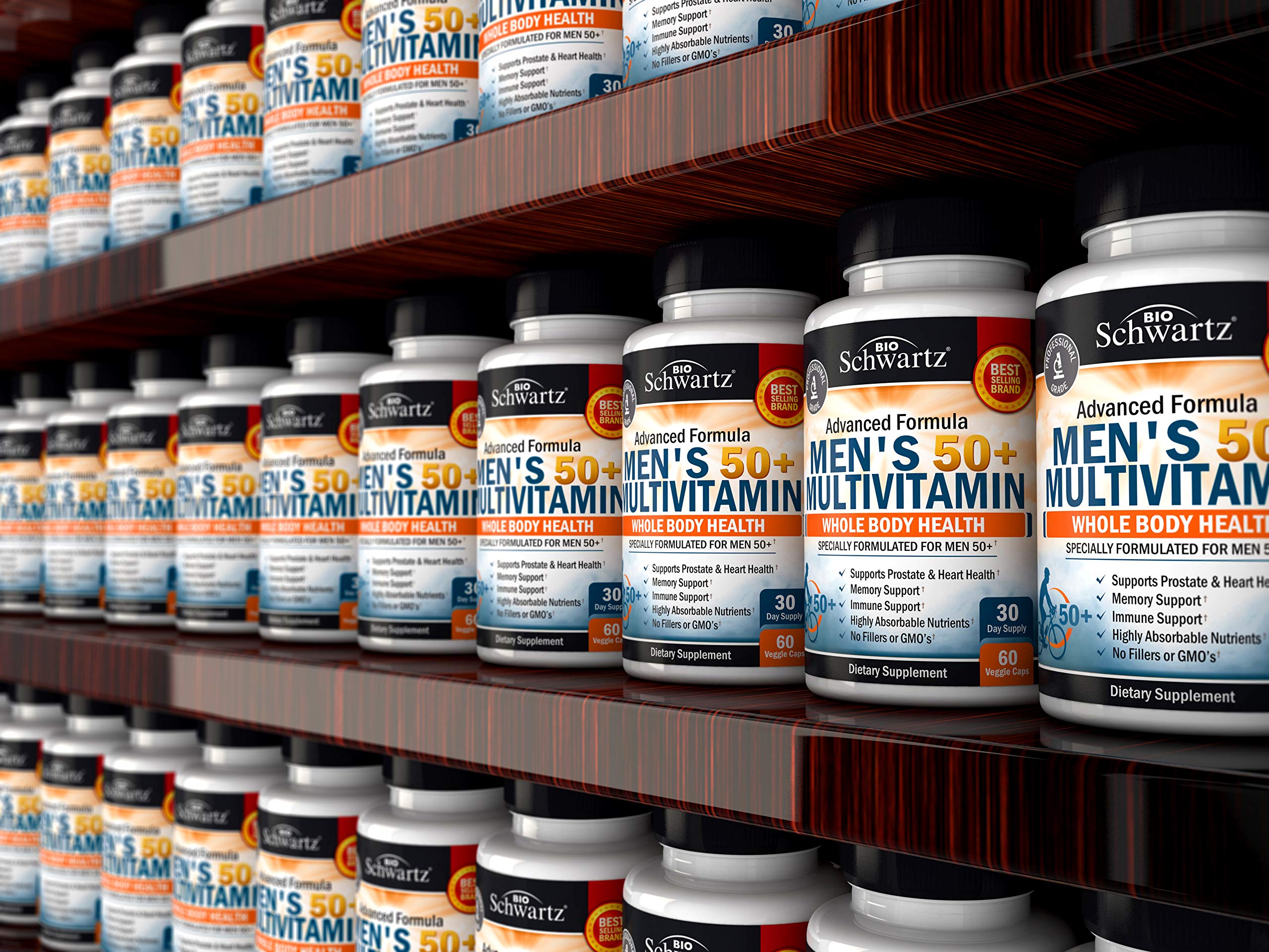 Foto 8 pulgar | Suplemento Multivitamínico BioSchwartz Men 50+ Heart Health 60 Cápsulas - Venta Internacional