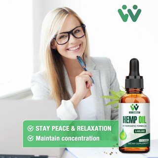 Foto 4 | Gotas De Aceite De Cáñamo Wachray De Alta Potencia De 2.000.000 Mg, Paquete De 2 - Venta Internacional.