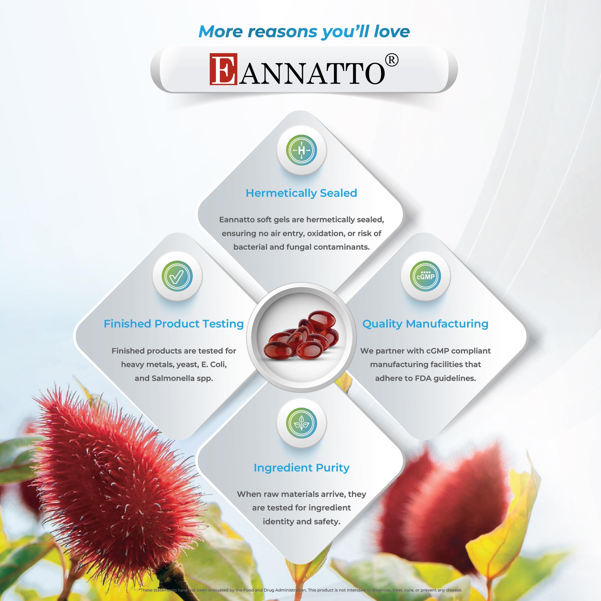 Foto 8 pulgar | Suplemento: Extracto De Bienestar: Annatto, Tocotrienoles, Vitamina E, 300 Mg - Venta Internacional.