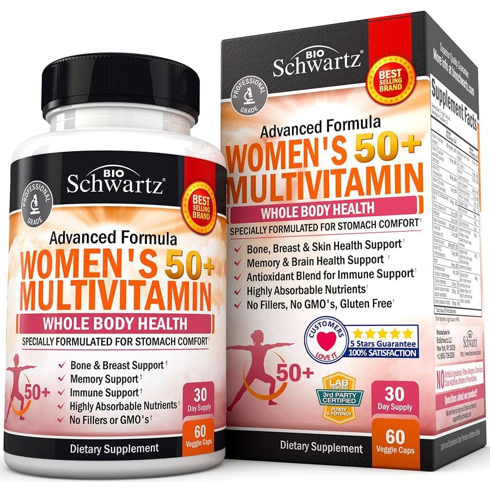 Foto 2 pulgar | Suplemento Multivitamínico Diario Bioschwartz Para Mujeres, 50 O Más De 60 Cápsulas - Venta Internacional.