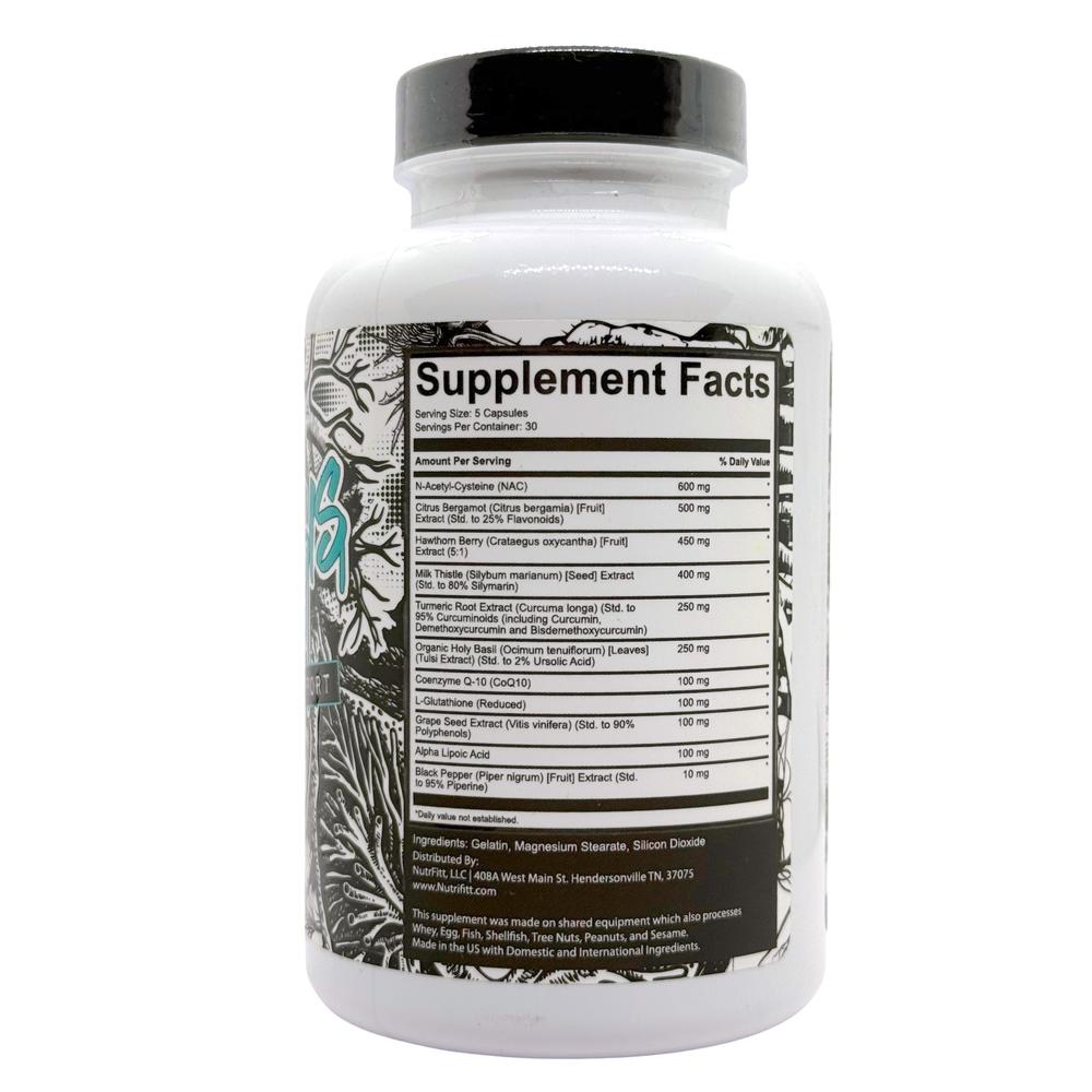 Foto 3 pulgar | Regenesis Nac Cúrcuma Cardo Mariano 150 Capsulas Nutrifitt