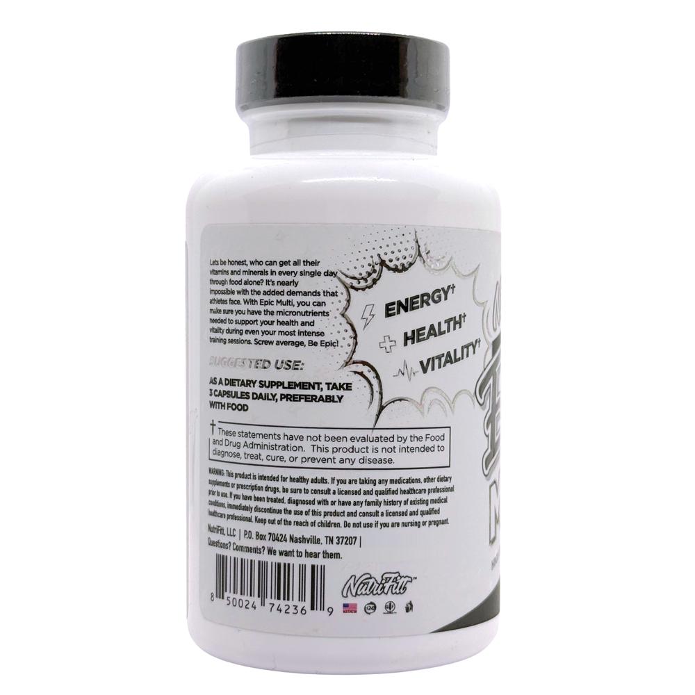 Foto 4 pulgar | Multivitaminico Epic Multi 90 Capsulas Nutrifitt