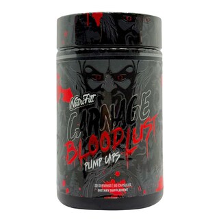 Foto 1 | Carnage Bloodlust Pump 80 Cápsulas Oxido Nitrico Nutrifitt