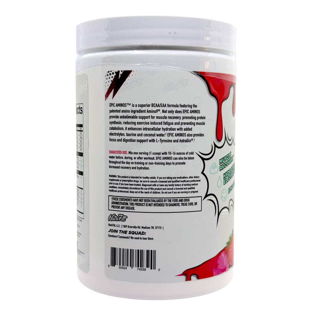 Foto 4 pulgar | Epic Aminos 30 Servicios Kiwi Fresa Nutrifitt