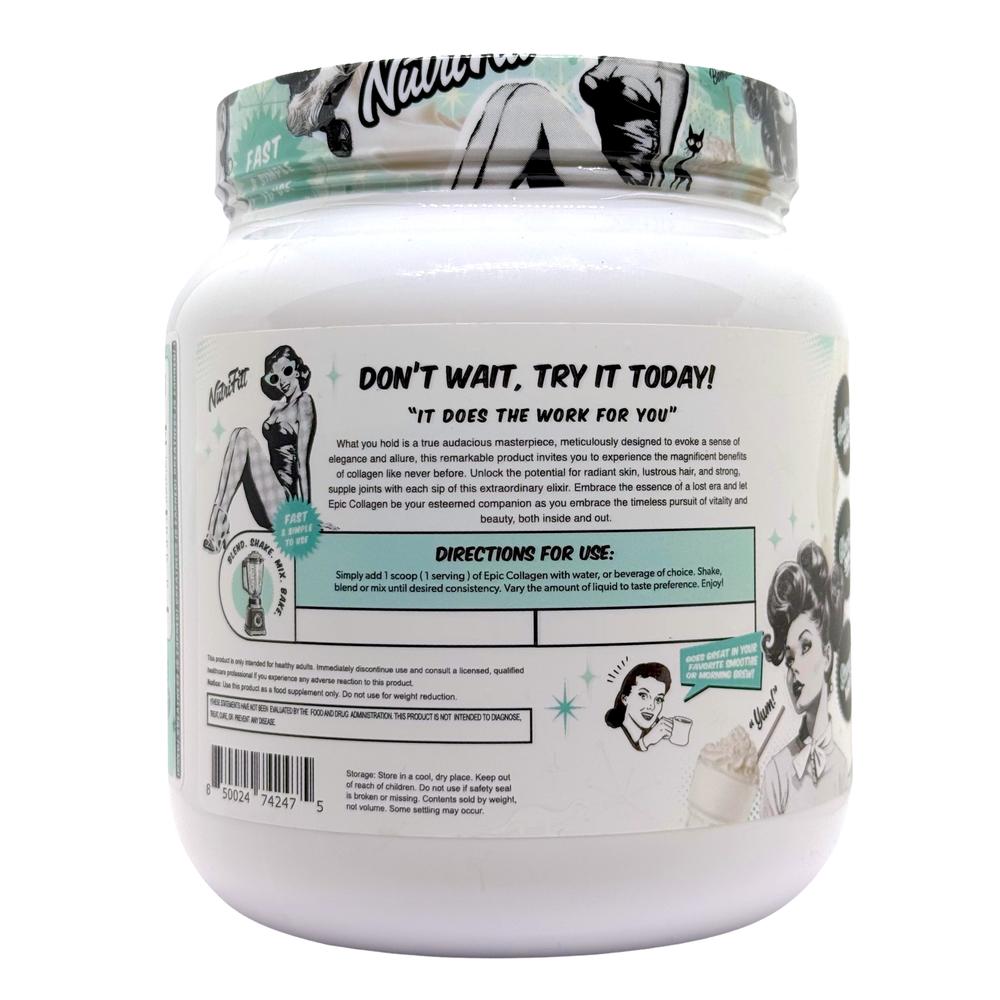 Foto 3 | Epic Collagen Colágeno Bovino Tipo 1 Y 2 Sin Sabor 30 Serv Nutrifitt