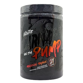 Foto 1 | Carnage Pump Mandarin Mayhem 21 Serv Óxido Nítrico Non Stim Nutrifitt
