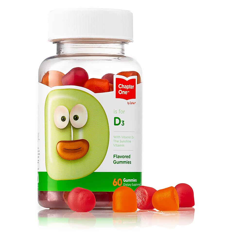 Gomitas de Vitamina D Zahler Chapter One 1000 Ui para Niños y Adultos - Venta Internacional