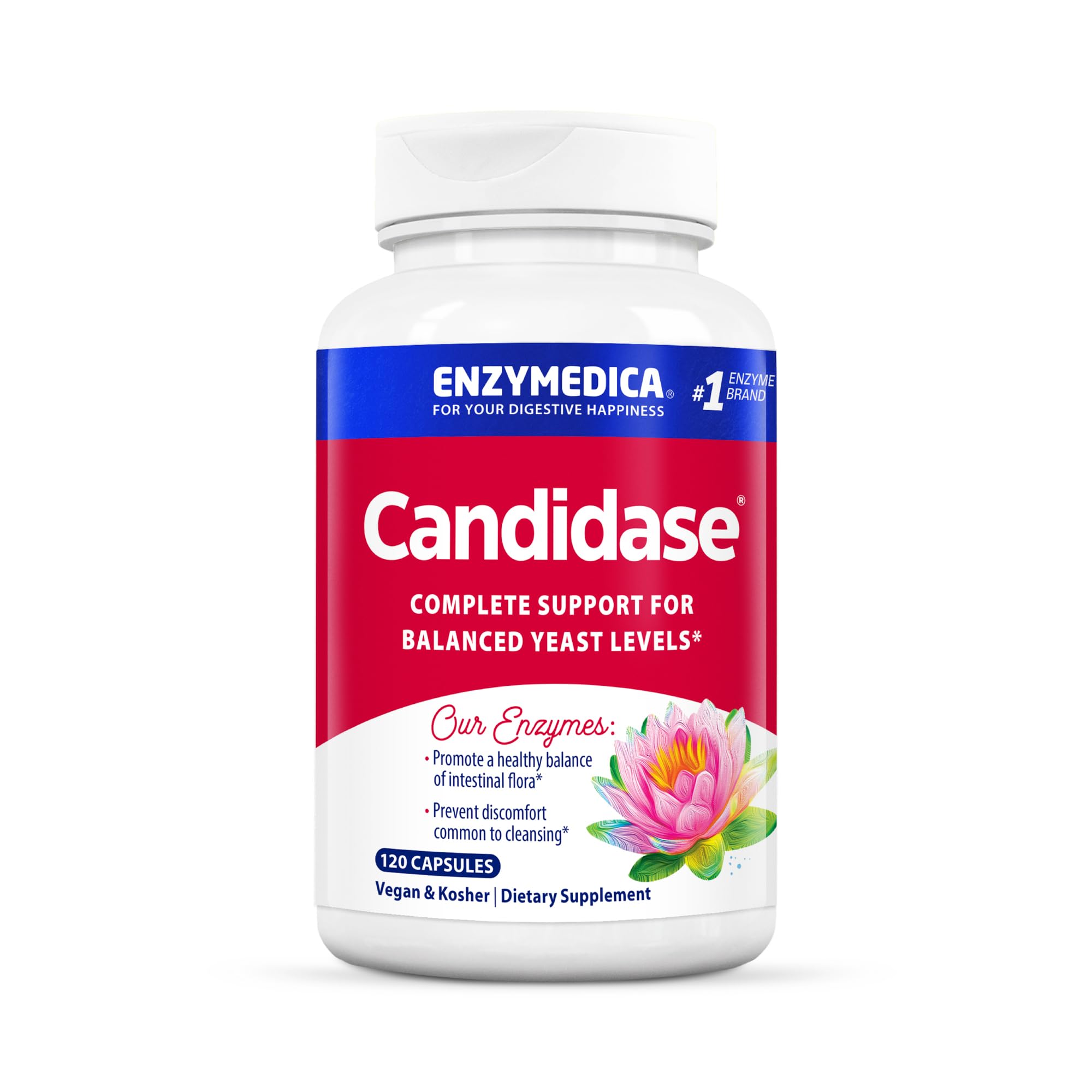 Foto 1 | Suplemento De Enzimas Digestivas Candidase De Enzymedica, 120 Unidades - Venta Internacional.