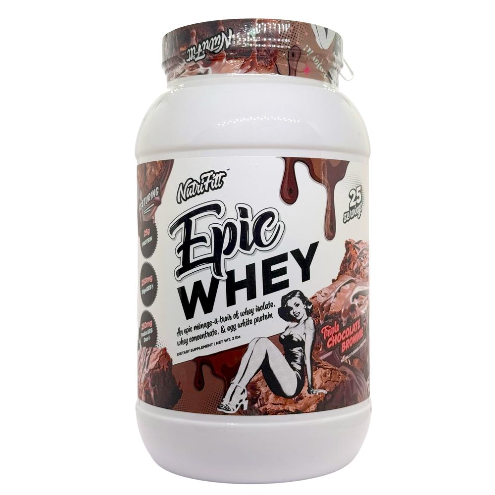 Foto 2 pulgar | Epic Whey 25 Servicios Triple Chocolate Brownie Nutrifitt