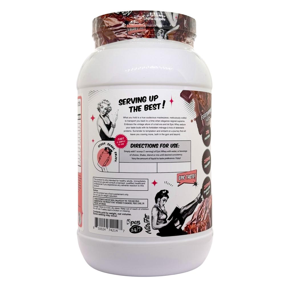 Foto 4 pulgar | Epic Whey 25 Servicios Triple Chocolate Brownie Nutrifitt