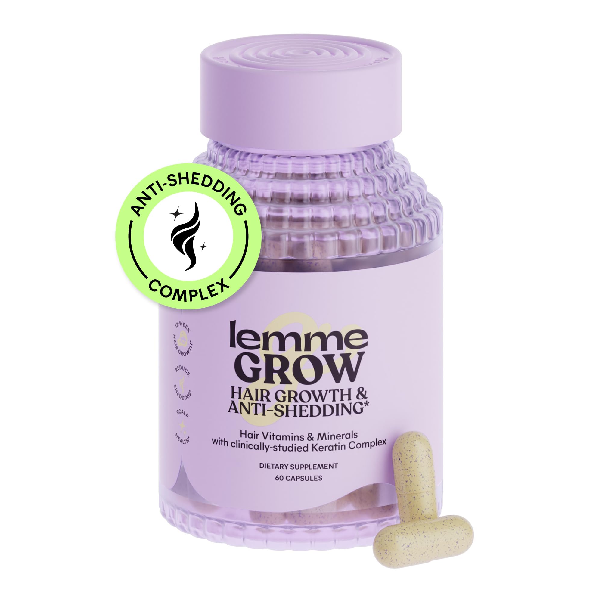 Foto 2 pulgar | Suplemento Para El Crecimiento Del Cabello Lemme Grow Para Mujeres, Suministro De 1 Mes - Venta Internacional.