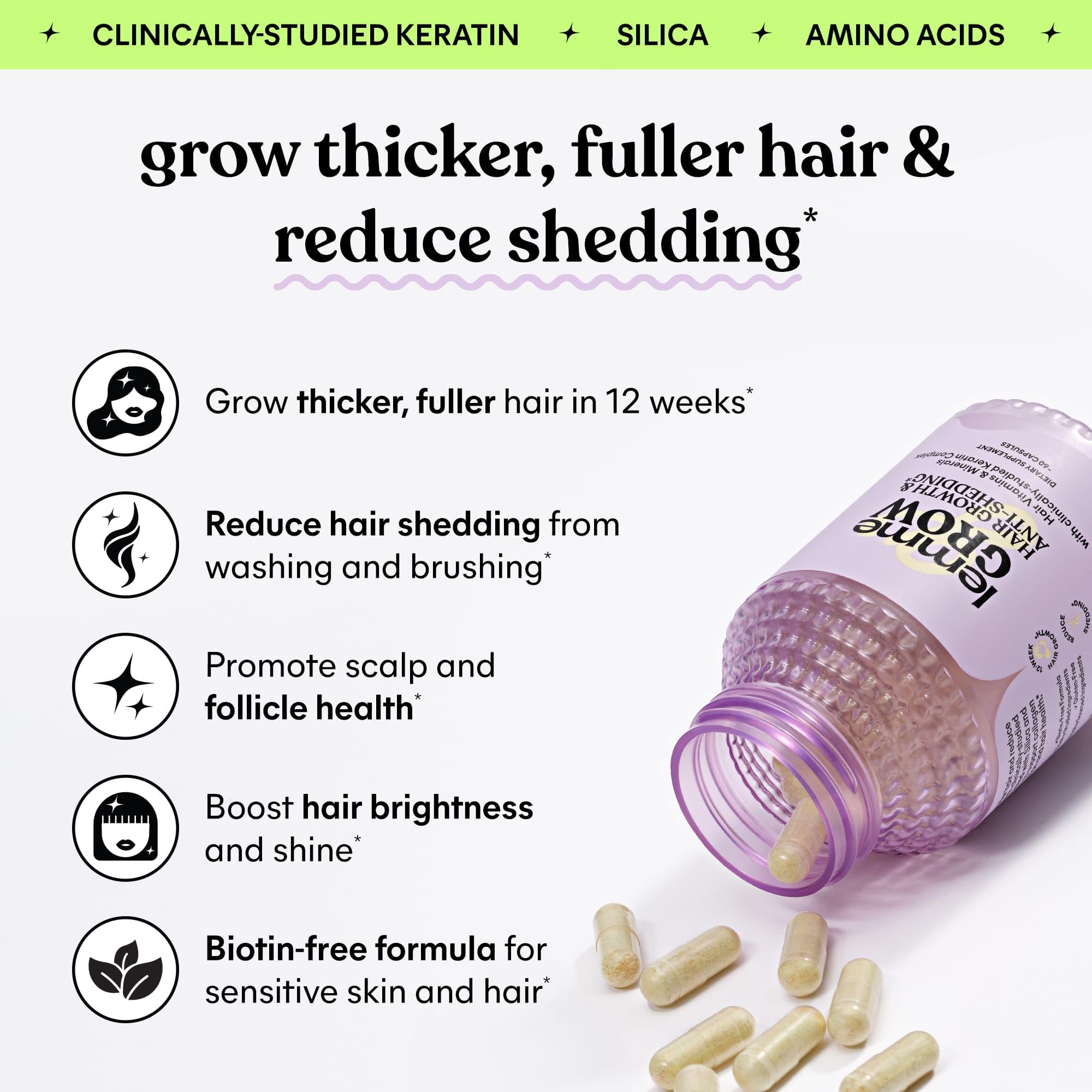 Foto 3 pulgar | Suplemento Para El Crecimiento Del Cabello Lemme Grow Para Mujeres, Suministro De 1 Mes - Venta Internacional.