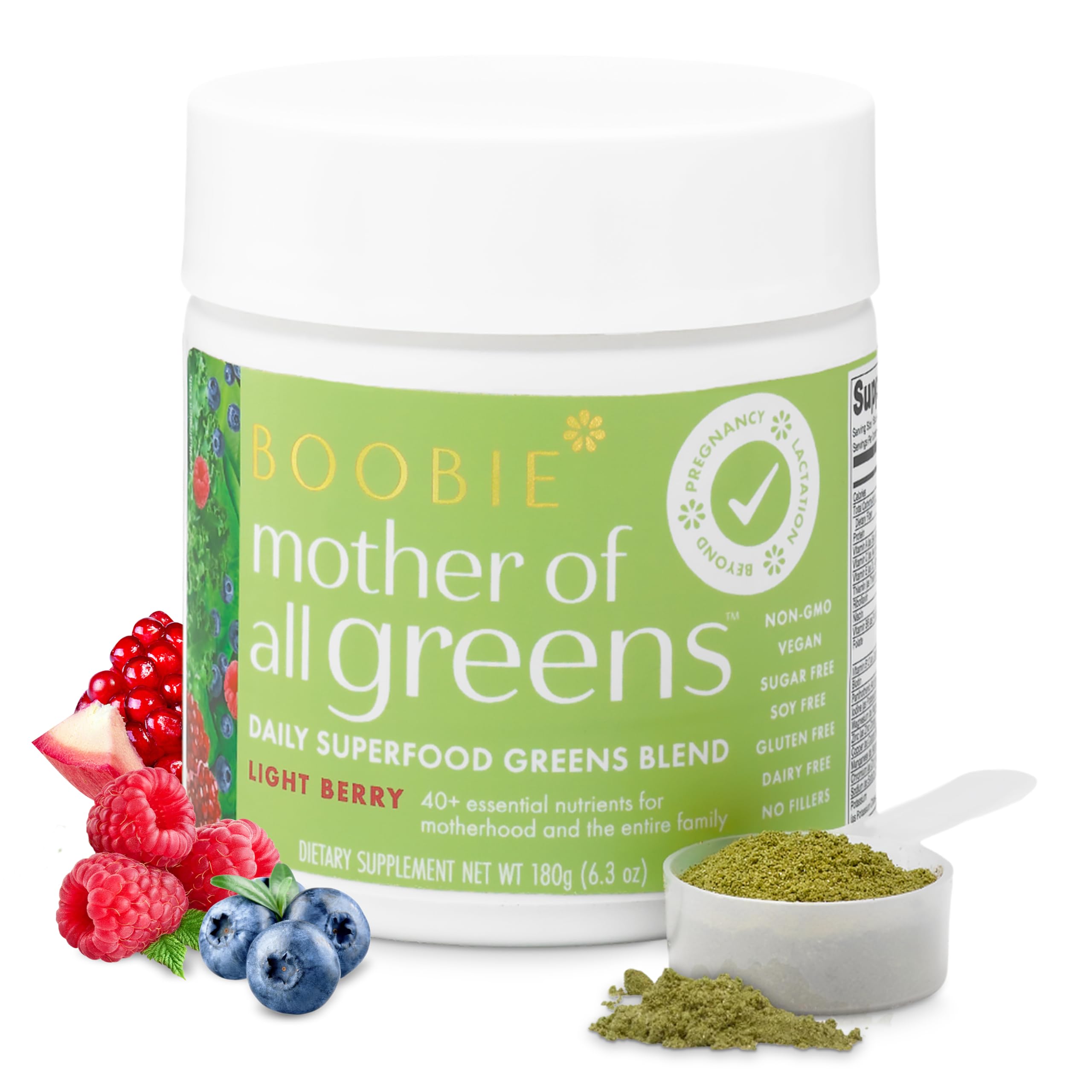 Foto 2 pulgar | Super Greens Powder Boobie Mother Of All Greens, 30 Porciones - Venta Internacional.