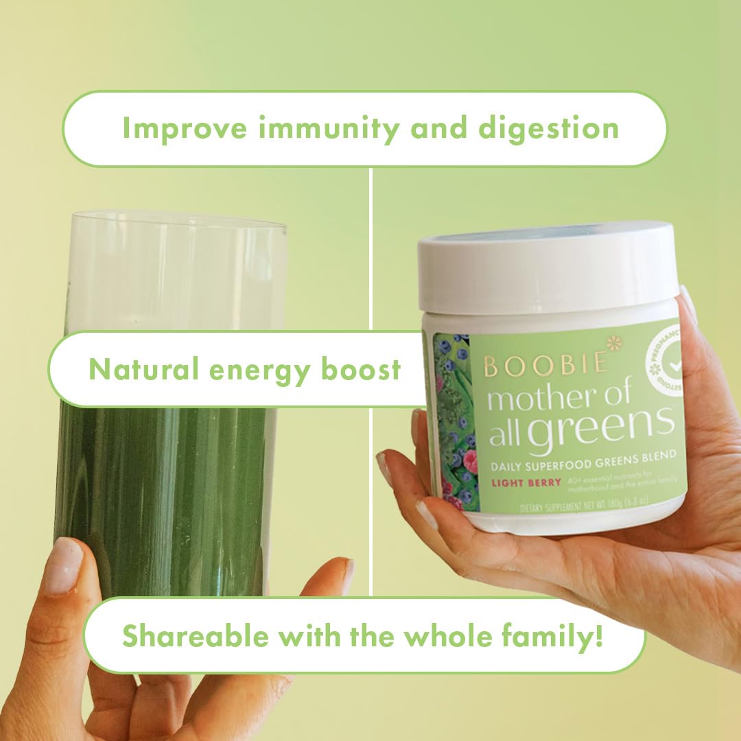 Foto 7 pulgar | Super Greens Powder Boobie Mother Of All Greens, 30 Porciones - Venta Internacional.