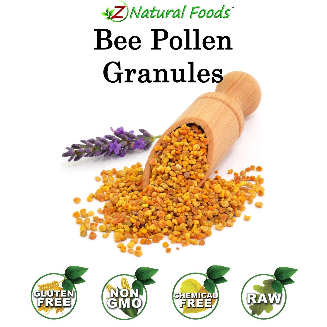 Foto 5 pulgar | Gránulos De Polen De Abeja Z Natural Foods Premium 454 G España - Venta Internacional.