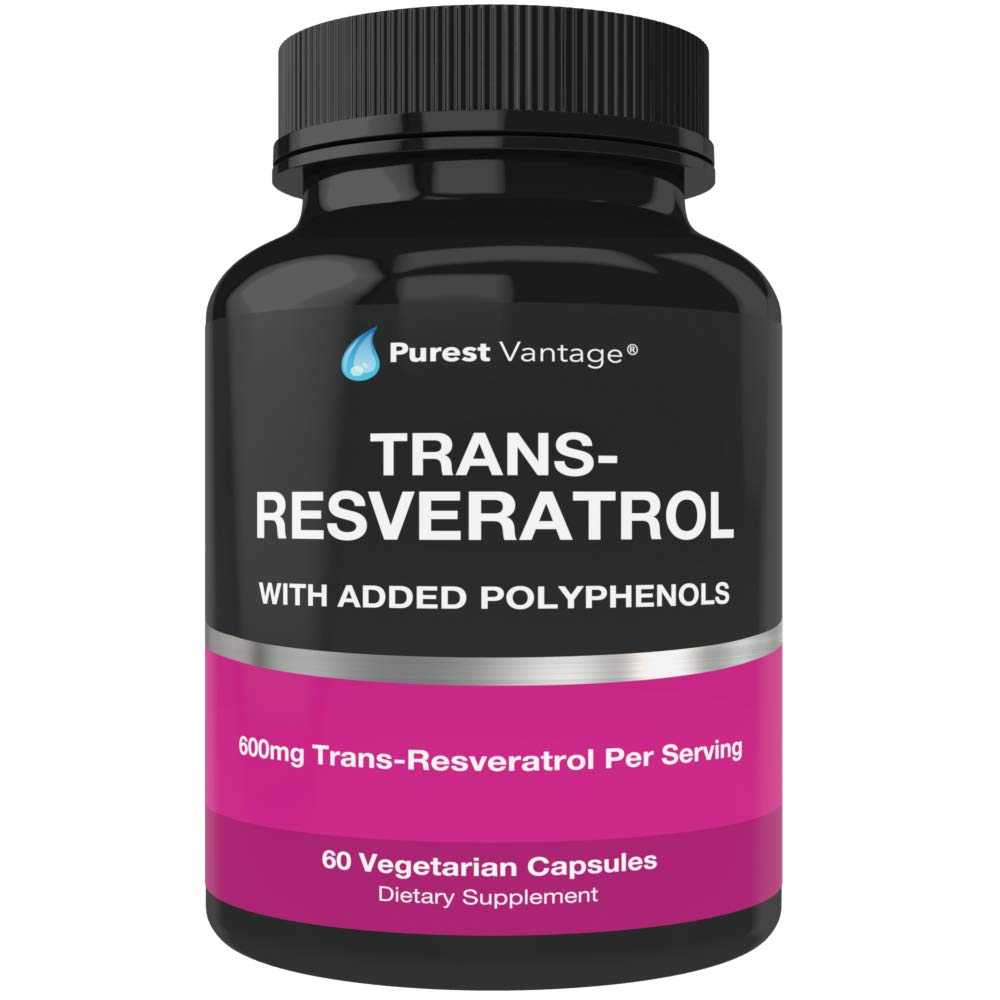 Foto 2 pulgar | Suplemento Purest Vantage Resveratrol 1400 Mg 60 Cápsulas - Venta Internacional